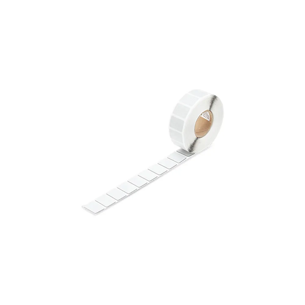 210-852 TABLICZKA OPISOWA BEZ NADRUKU 27X19MM SREBRNY 350 SZT./ ROLKA