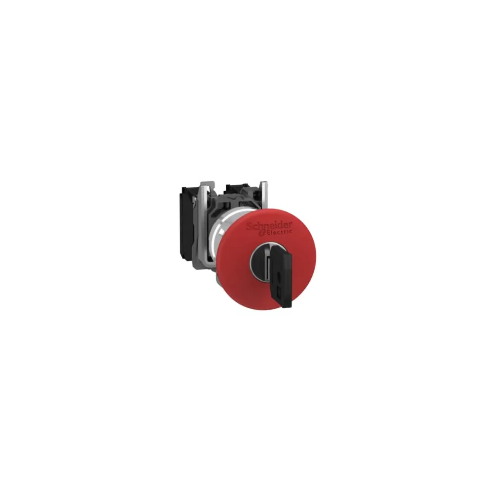 Schneider Electric Harmony XB4 STOP awaryjny, Ø40, czerwony, metalowy, XB4BS9442