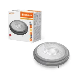 PARATHOM PRO ŻARÓWKA LED SPOT 7.4/50W G53 AR111 12V PRZEZROCZYSTA 930 WW 3000K 450LM 40ST DIM