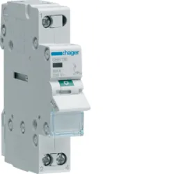 SBB116 ROZŁĄCZNIK IZOLACYJNY Z LAMPKĄ SYGNALIZACYJNĄ 16A 1P 1M 230V AC