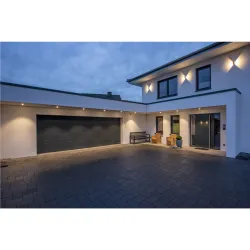 LOGS ANTRACYT OPRAWA ŚCIENNA KINKIET LED 9.5W WW 3000K 520LM IP65 ALUMINIUM