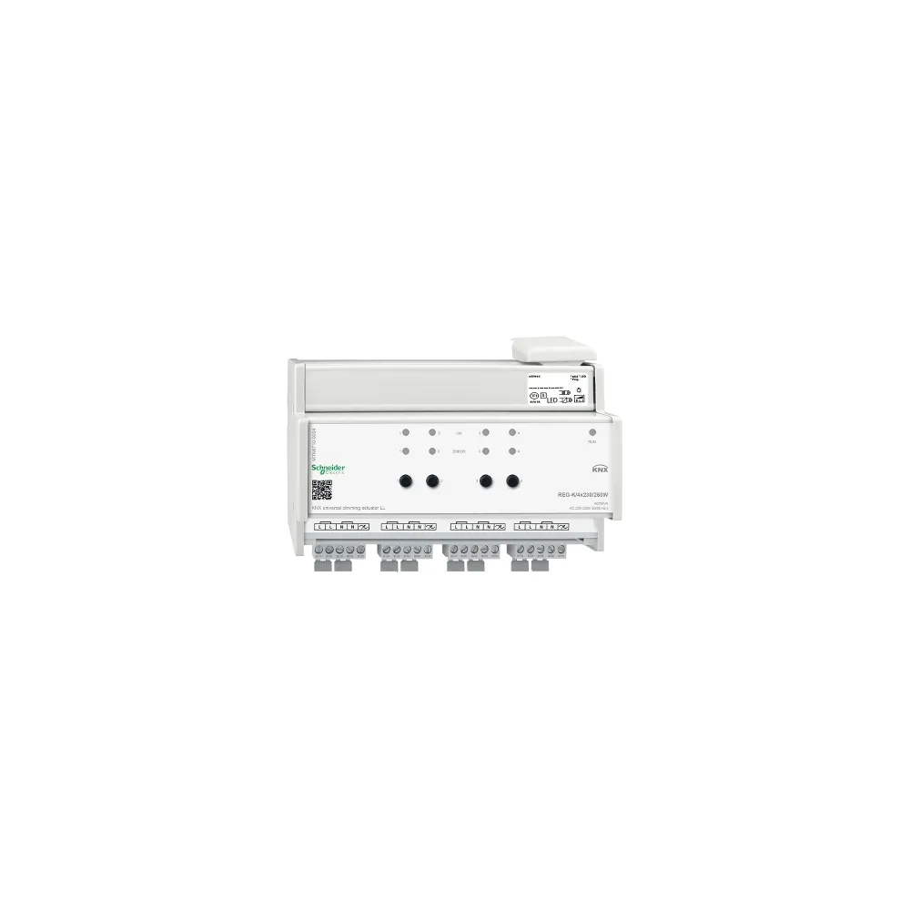 Schneider Electric KNX aktor ściemniający uniwersalny + LED 4x 230 250 W, MTN6710-0004