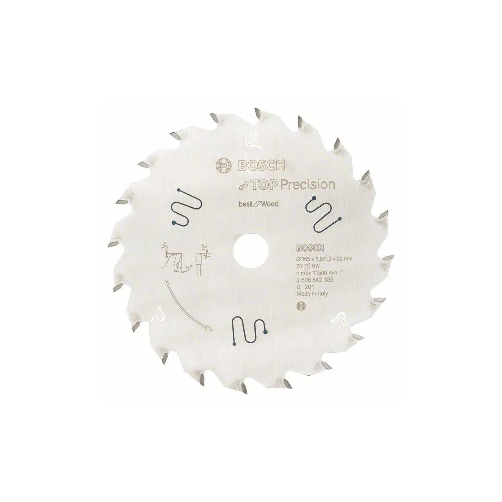 TARCZA PILARSKA BS WO H 165X20-20