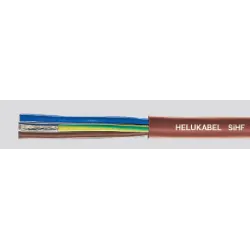 SIHF 16G  0.5 ŻO CZERWONOBRĄZOWY PRZEWÓD SILIKONOWY LINKA 300/500V KL.5 -60/+180ST C NUMEROWANE