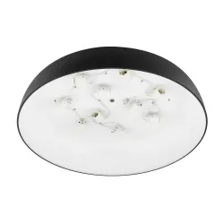 SATELLITE L CZARNY/ BIAŁY OPRAWA SUFITOWA PLAFON NT 10X E27/ 25W IP20 STAL LAKIEROWANA/ TWORZYWO
