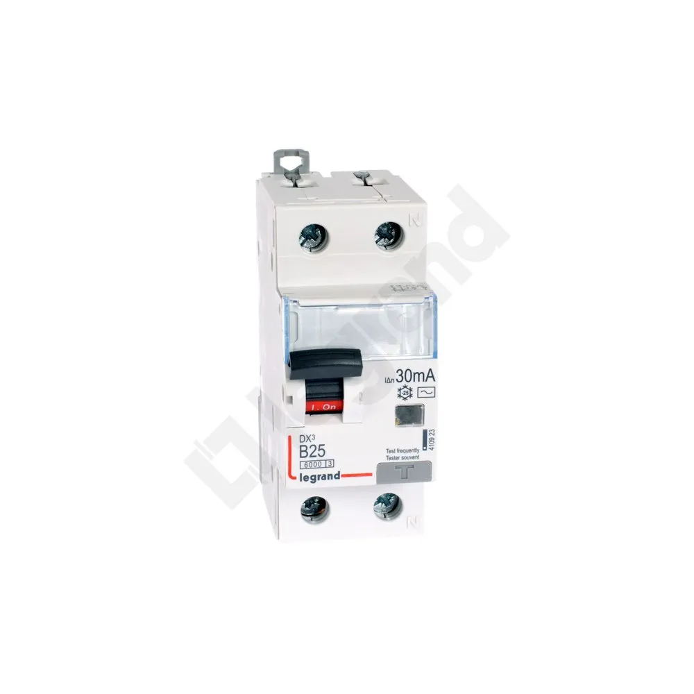 P312 DX3 B 25A/ 30MA/AC WYŁĄCZNIK RÓŻNICONADPRĄDOWY B 25A 1P+N 2M 30MA AC 6KA