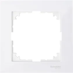 Schneider Electric Merten, M-Pure, ramka pojedyncza, biały polarny, MTN4010-3619