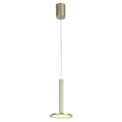 OLIVER ZŁOTY OPRAWA WISZĄCA LED 12W WW 3000K 415LM IP20 STAL/ ALUMINIUM/ AKRYL