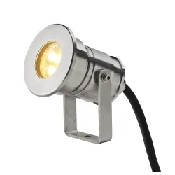 DASAR STAL NIERDZEWNA OPRAWA OGRODOWA WBIJANA LED 6.5W WW 3000K 520LM IP68 STAL NIERDZEWNA 316 SZKŁO