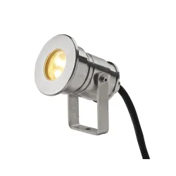 DASAR STAL NIERDZEWNA OPRAWA OGRODOWA WBIJANA LED 6.5W WW 3000K 520LM IP68 STAL NIERDZEWNA 316 SZKŁO