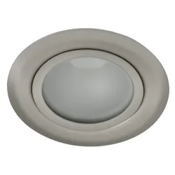 GAVI CT-2116B C/M CHROM MAT OPRAWA SUFITOWA PT OKRĄGŁA RUCHOMA 1X G4/ 20W IP20 STAL/ SZKŁO